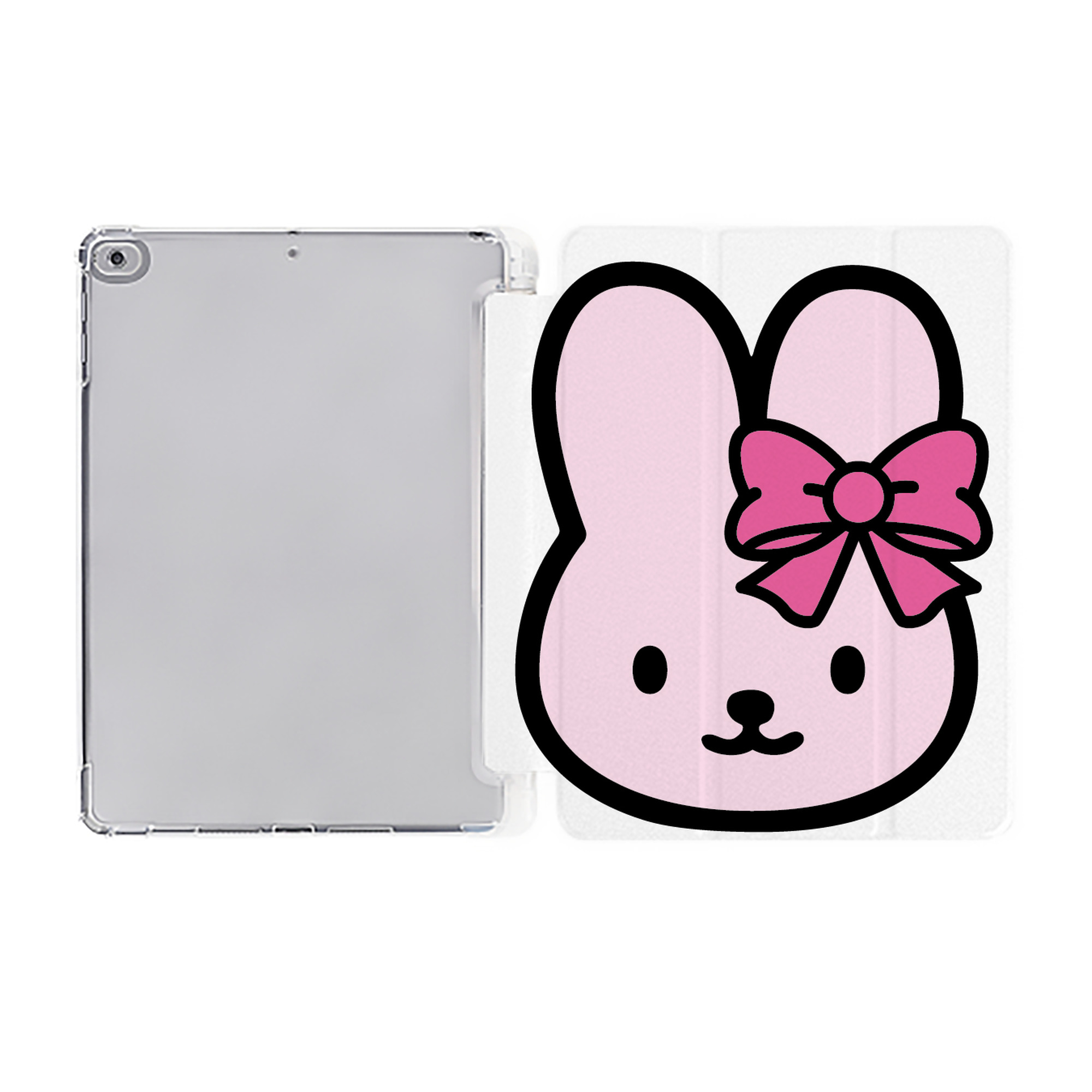 （画像用） Hello Kitty ハローキティ IPad ケース ペン収納付き 三つ折りスタンド PUレザー×シリコン 対応機種9.5/10.5/10.9インチ